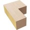 Ekena Millwork 2"W x 4"D x 6"H Classic Chapel Hill Rough Cedar Woodgrain TimberThane Corbel, Primed Tan CORUR02X04X06CHPRCPR - alternate 4